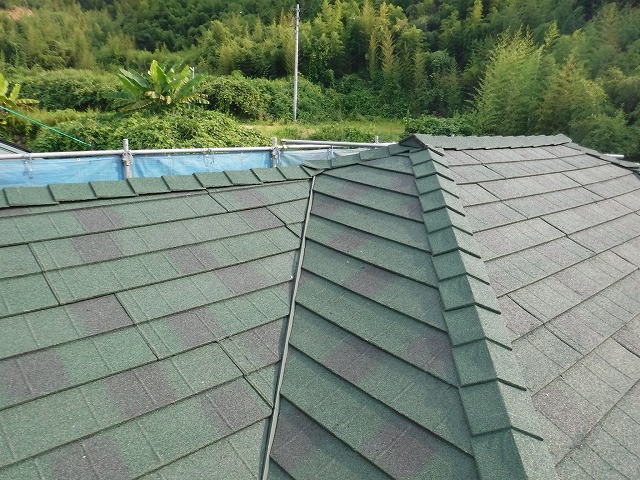 屋根カバー工事完了